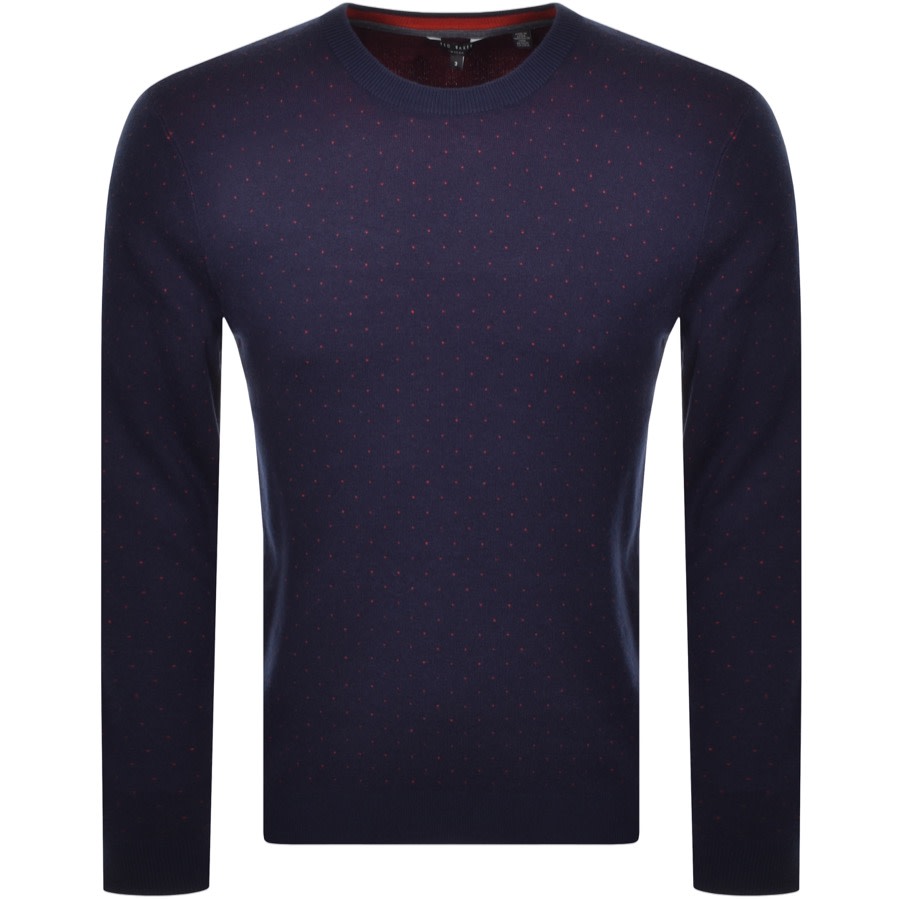 Alternative Image for ProductTed Baker Dotted Jumper Navy1